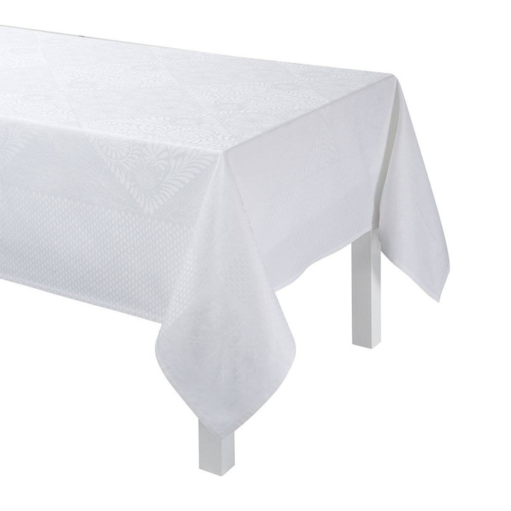 Obrus żakardowy Le Jacquard Français Bosphore Blanc