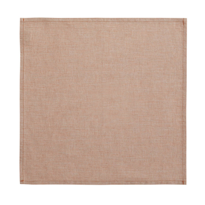 Serwetki lniane Alexandre Turpault Chambray Capucine Red