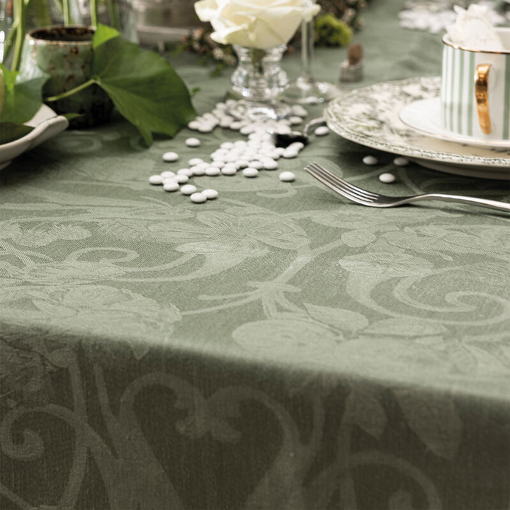 Obrus żakardowy Le Jacquard Français Tivoli Green