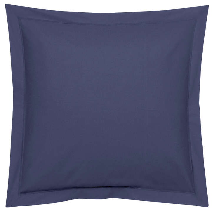 Pościel perkalowa Blanc Des Vosges Uni Granatowa 