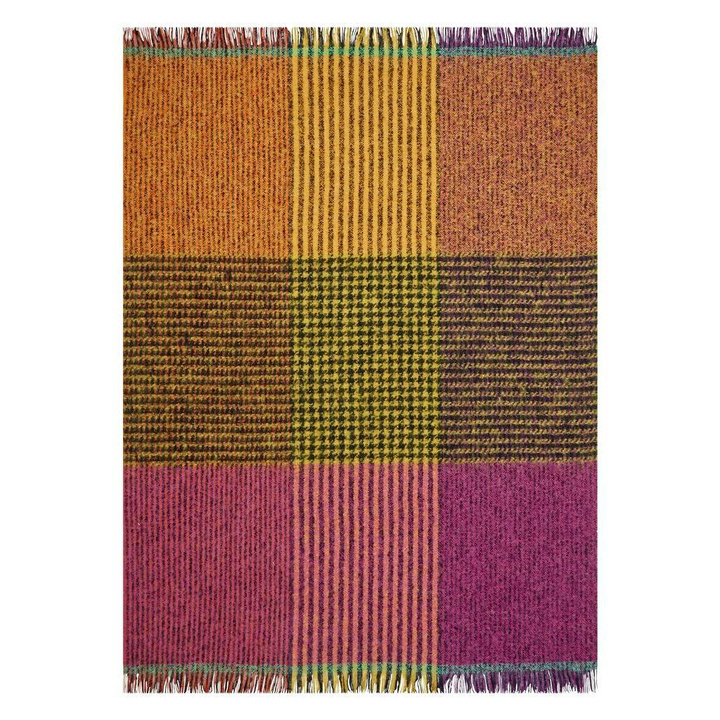 Koc moherowy Designers Guild Katan Fuchsia