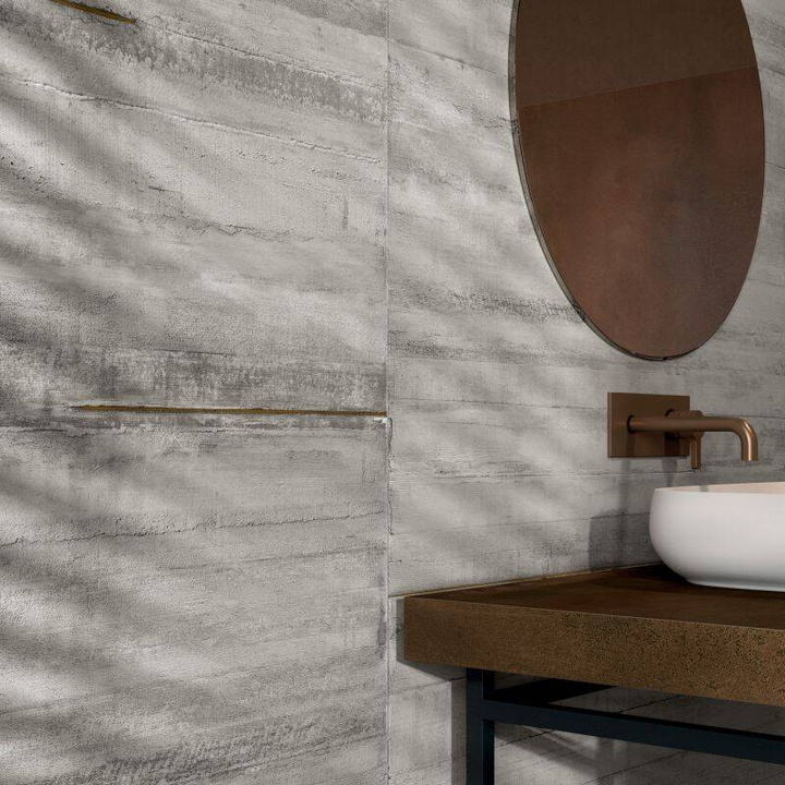 ABK LAB325 Metal Ash - płytka ceramiczna/gres 120x280 cm rett. 6 mm naturale