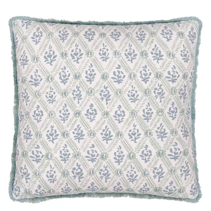 Poduszka dekoracyjna English Heritage Eagle House Damask Seagrass