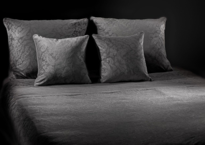 Komplet pościeli aksamitnej Emma Exclusive grey desire