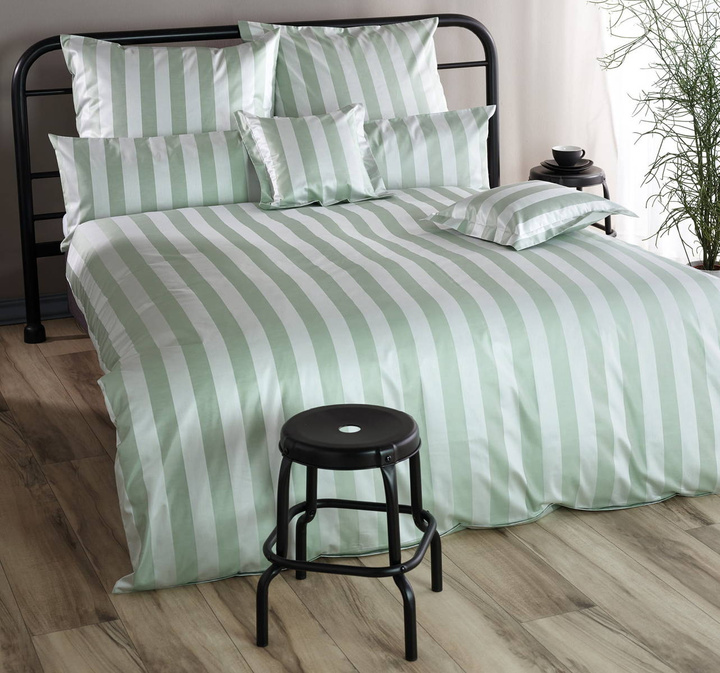 Poszewka adamaszkowa Curt Bauer Como Salbei