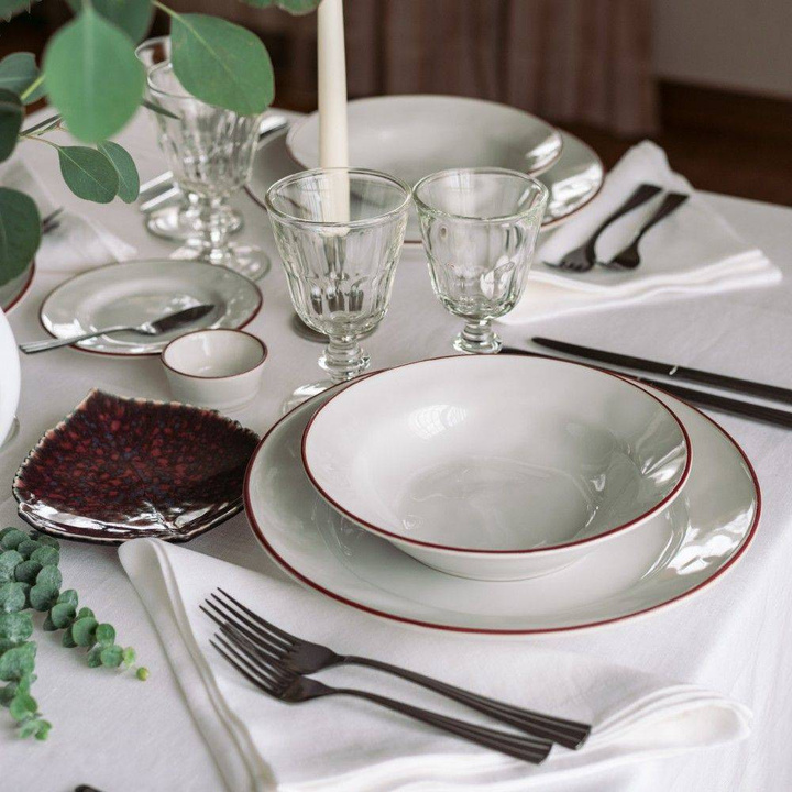 Ramekin Costa Nova Beja White Red 7 cm