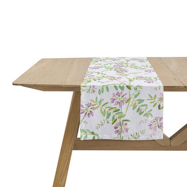 Bieżnik lniany Le Jacquard Français Pois de senteur Pink