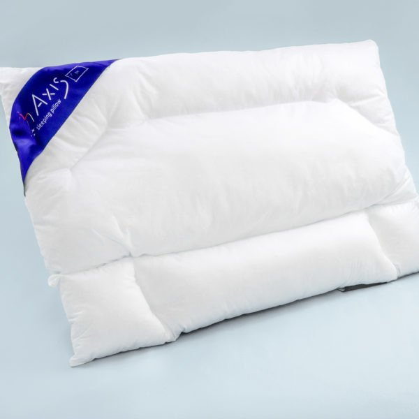 Poduszka anatomiczna Axis Sleeping Pillow Flat (100% granulat hipoalergiczny, 100% tkanina bawełniana)