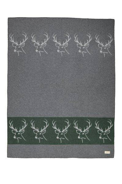 Pled wełniany Eskimo Surselva Anthracite/Green