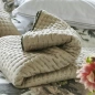 Narzuta jedwabna Designers Guild Chenevard Espresso & Birch