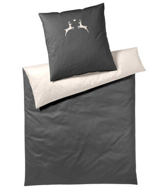 Poszewka flanelowa Elegante Hirsche Granit