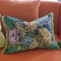 Poduszka dekoracyjna Designers Guild Fleurs D'Artistes Velours Vintage Green