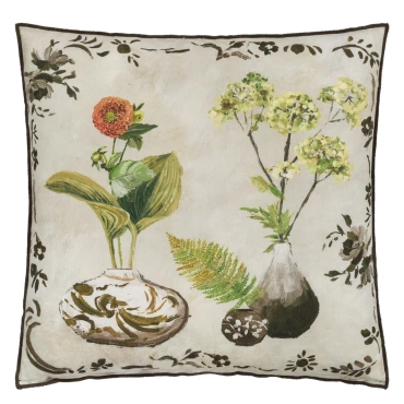 Poduszka dekoracyjna Designers Guild Kwana Linen Sepia