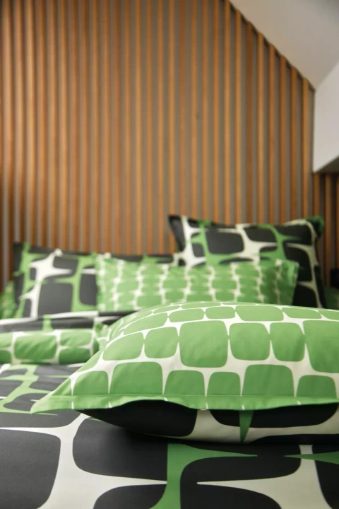 Pościel perkalowa Scion Living Lohko Zielona