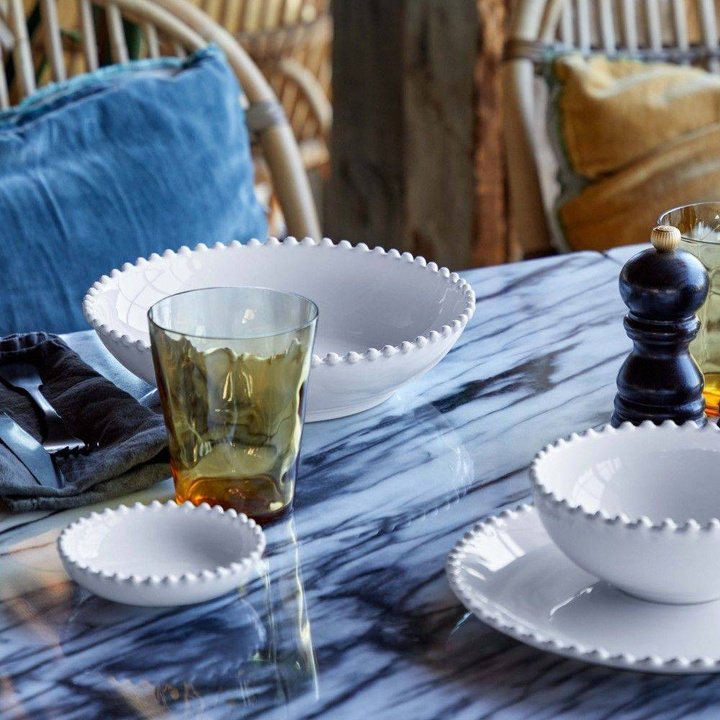 Miska Costa Nova Costa Pearl White 23 cm