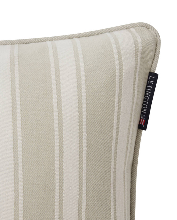 Poszewka dekoracyjna Lexington All Over Striped Gray-Green/White