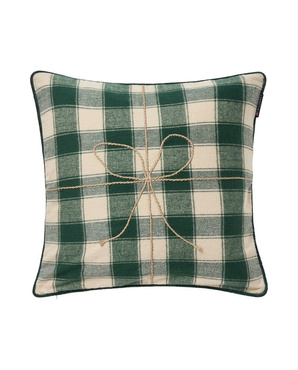 Poszewka flanelowa Lexington Checked Gift Green