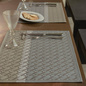 Podkładka plamoodporna Le Jacquard Français Veine Graphique Enduit Grey