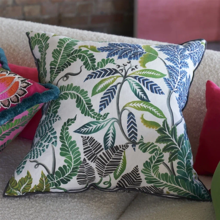 Poduszka dekoracyjna Designers Guild Brocart Decoratif Fuchsia 