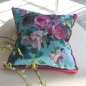 Poduszka dekoracyjna Designers Guild Bouquet De Roses Turquoise