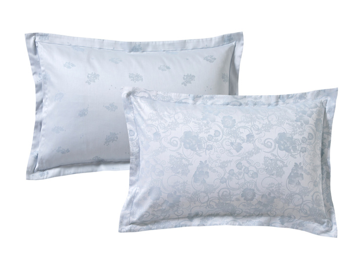 Pościel satynowa Blanc Des Vosges Hesperide Porcelanowa