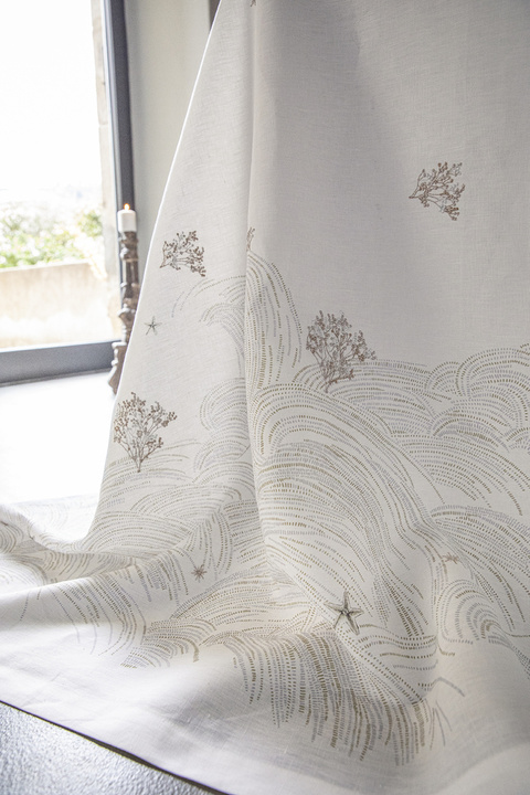 Obrus lniany Alexandre Turpault Océanide