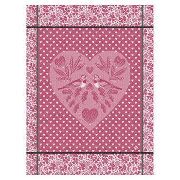 Ściereczka kuchenna Le Jacquard Français Amour Pink
