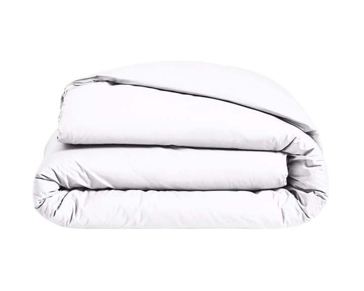 Pościel perkalowa Blanc Des Vosges Uni Biała