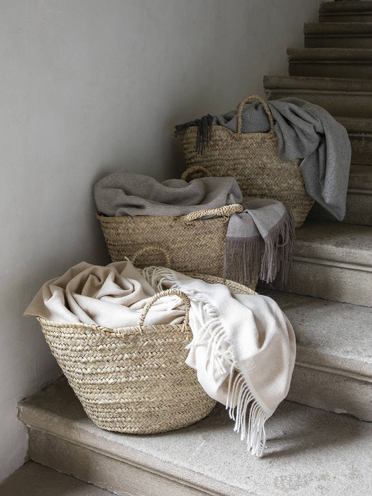 Pled wełniany Alexandre Turpault Nomade Latte