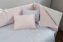 Prześcieradło dziecięce ze ściągaczem Bovi Cuddle Cloud Pink