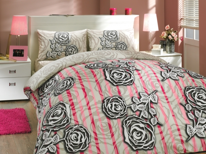 Pościel bawełniana Hobby Rosie Pink
