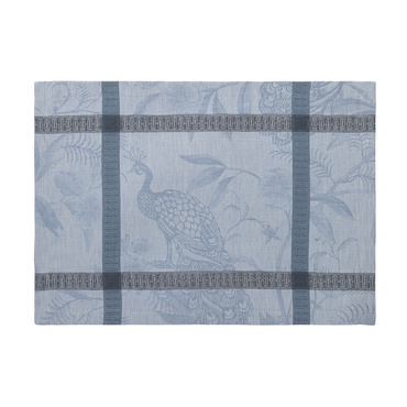 Podkładka lniana Le Jacquard Français À l'orangerie Blue