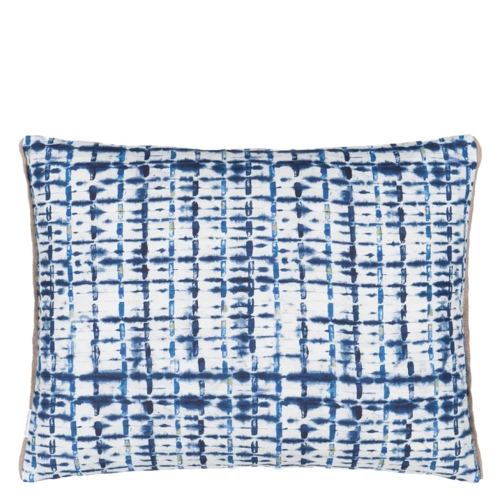 Poduszka dekoracyjna Designers Guild Parquet Batik Indygo