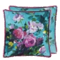 Poduszka dekoracyjna Designers Guild Bouquet De Roses Turquoise