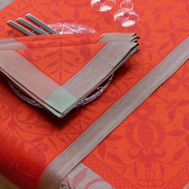 Serwetka lniana Le Jacquard Français Venezia Cornelian Ostatnie Sztuki
