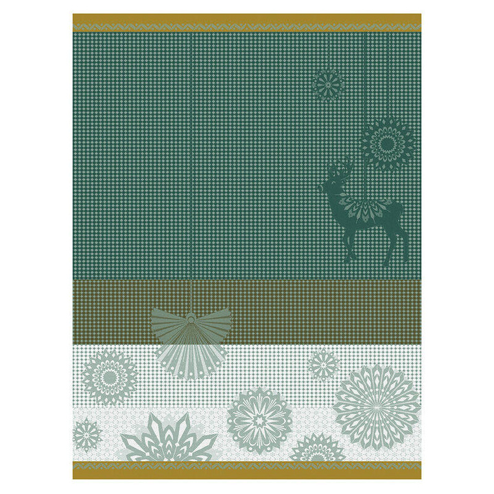 Ręcznik kuchenny Le Jacquard Français Lumières d'étoiles Green