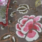Dywan ręcznie tkany Designers Guild Rose De Damas Cranberry