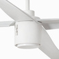 Wentylator sufitowy Faro Barcelona Attos LED XL White fan DC 