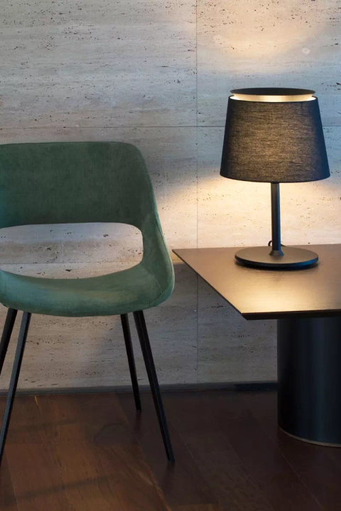 Lampa stołowa Faro Barcelona Savoy czarna