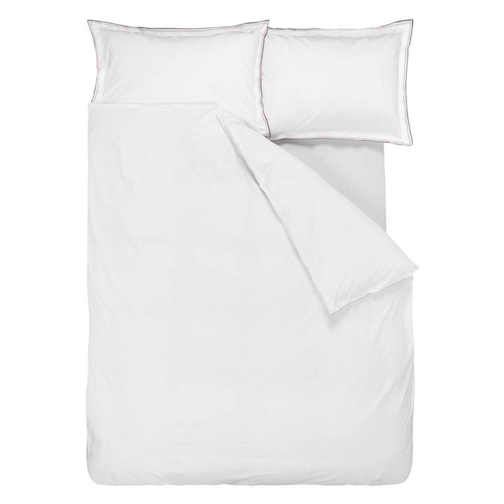 Poszwa perkalowa Designers Guild Astor Nutmeg/Dusty Pink