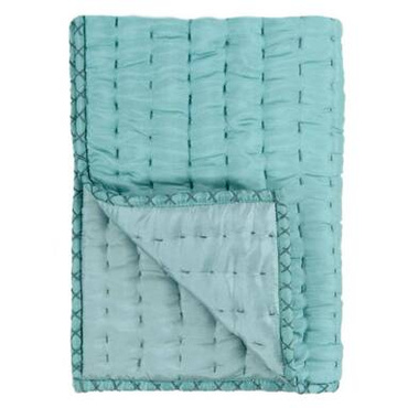 Narzuta jedwabna Designers Guild Chenevard Sky & Cloud