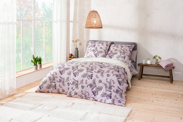 Komplet pościeli Jersey Estella Agneta Mauve Ostatnie Sztuki 