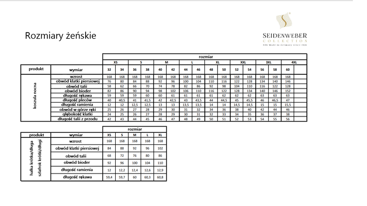 Szlafrok jedwabny damski krótki Seidenweber Crépe Nature