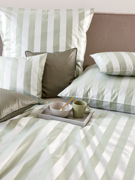 Poszewka adamaszkowa Curt Bauer Como Salbei