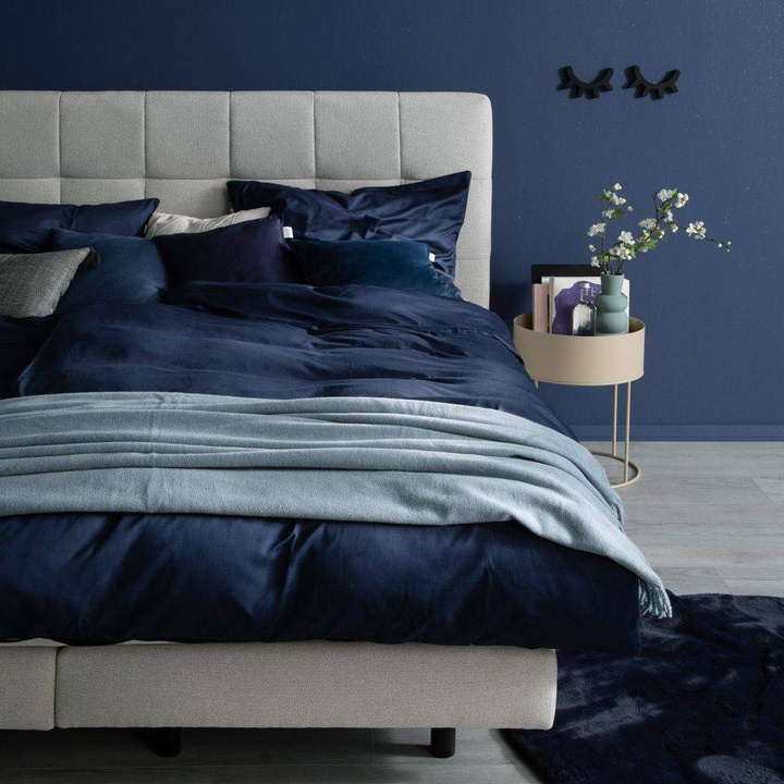 Pościel satynowa Schöner Wohnen Pure Navy