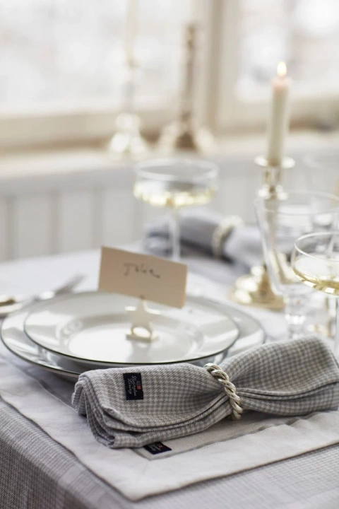 Podkładka bawełniana Lexington Twill Light Grey