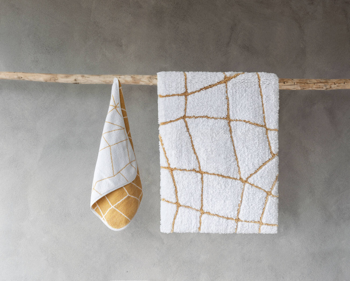 Dywanik łazienkowy Graccioza Amalia Gold Ostatnie Sztuki