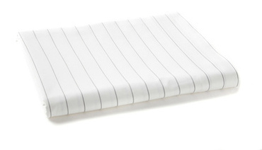 Prześcieradło perkalowe bez ściągacza Blanc Des Vosges Grand Large Stalowe