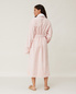 Szlafrok welurowy Lexington Hotel Contrast Pink/White