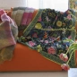 Koc wełniany Designers Guild Brocart Decoratif Noir